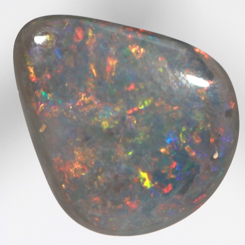 SOLID BLACK OPAL Sparkling fire stars in 3D SEE VIDEO